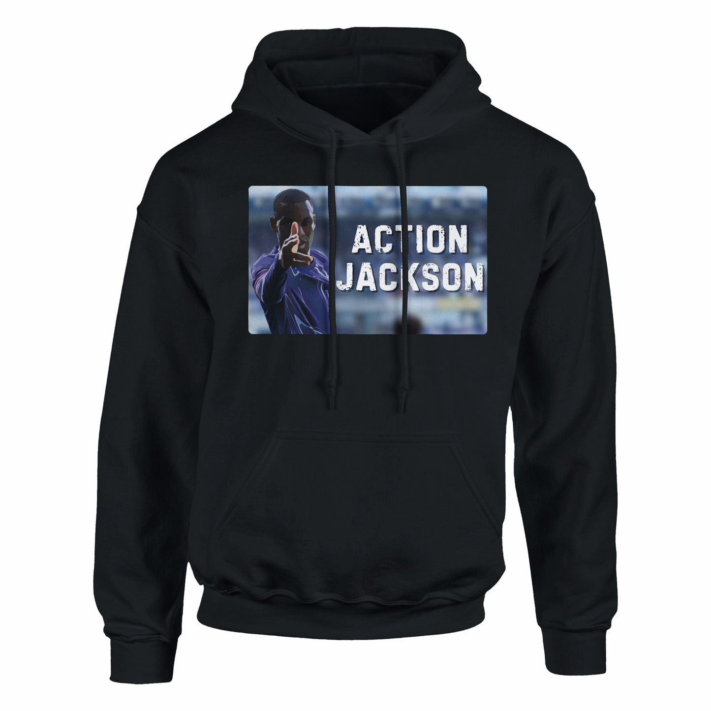 action jackson black hoodie