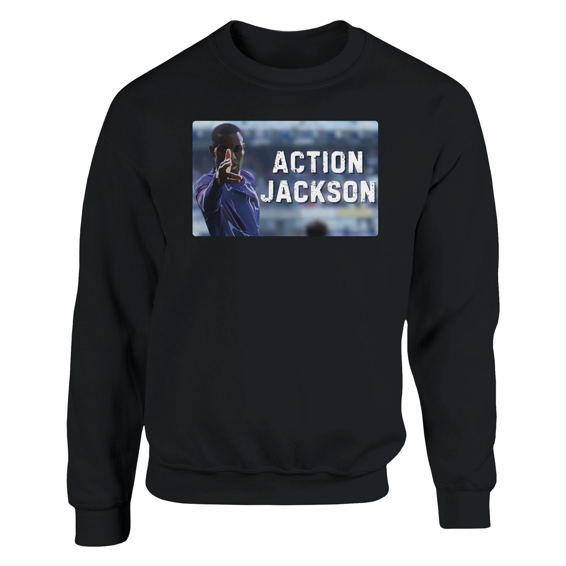 action jackson black sweatshirt