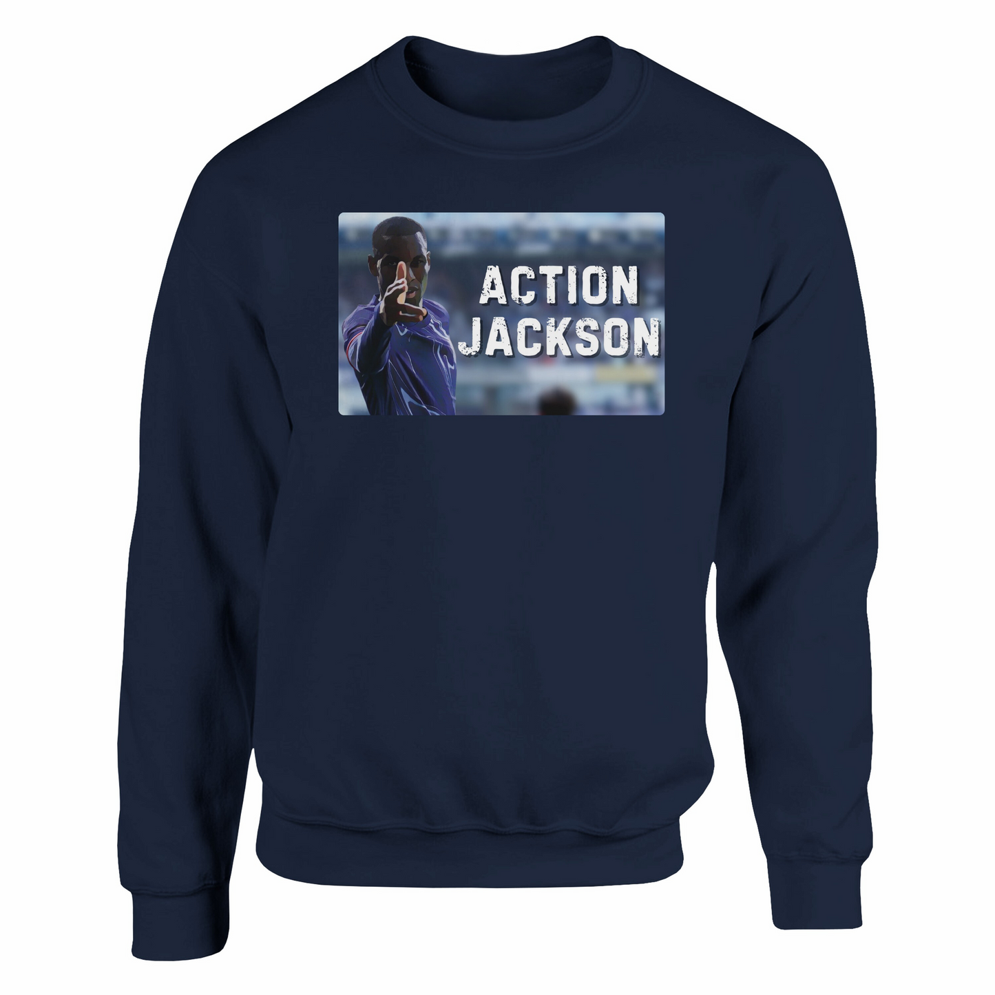 action jackson navy sweatshirt