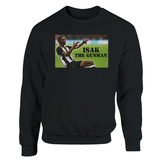 isak the gunman black sweatshirt