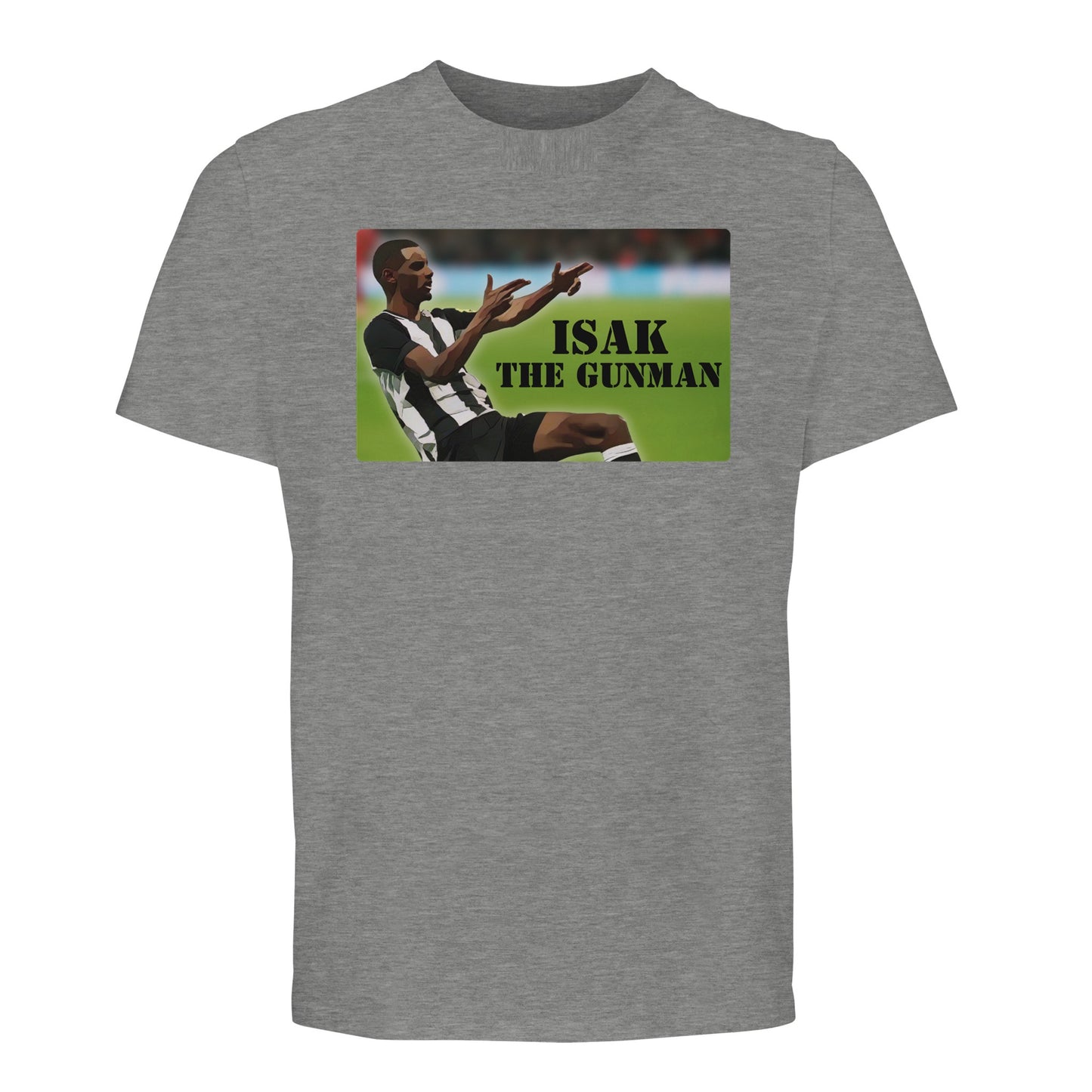 isak the gunman grey t-shirt