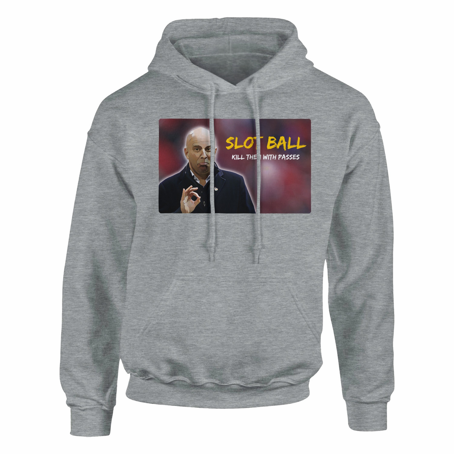 slot ball grey hoodie