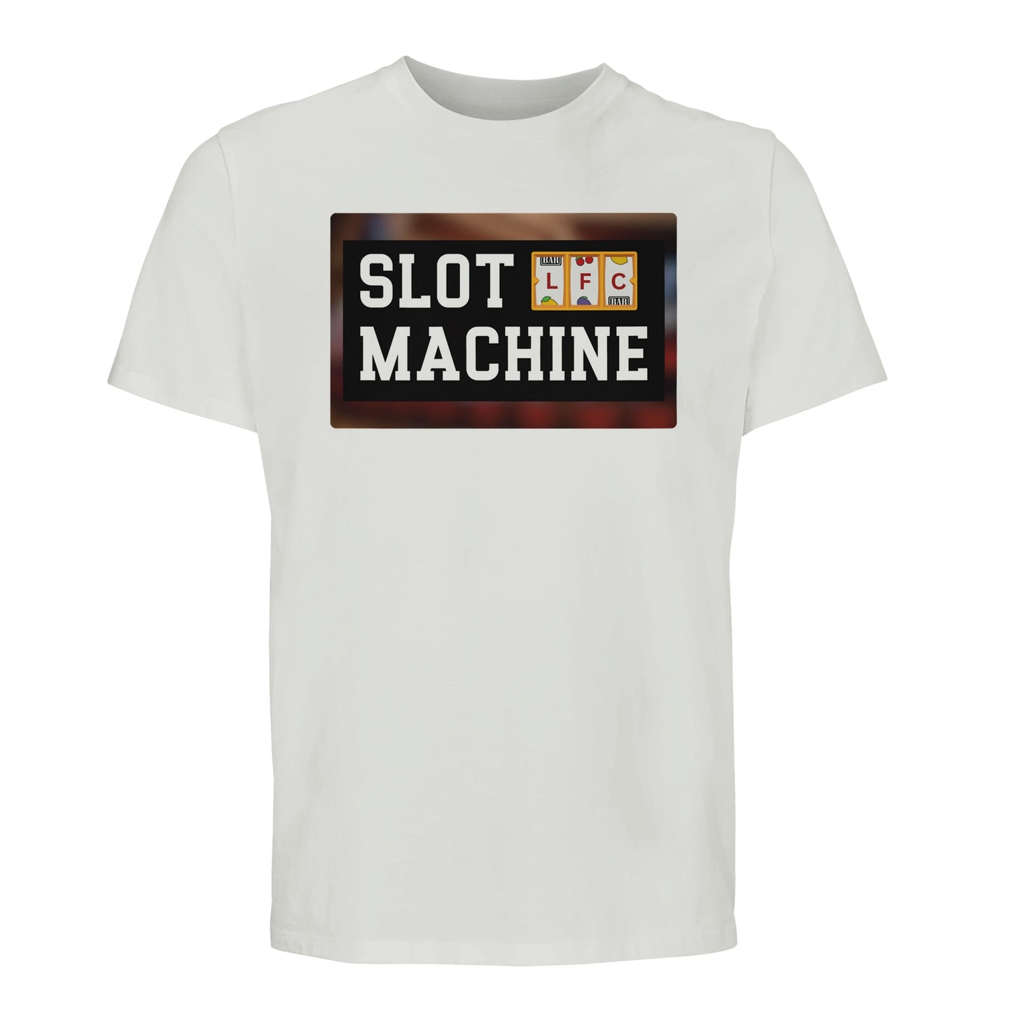 slot machine white t-shirt